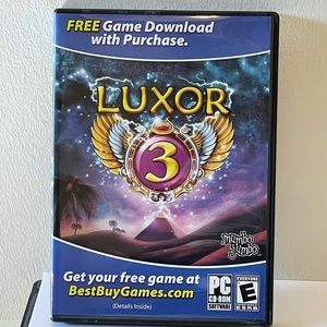Vintage Luxor 3 PC game on CD